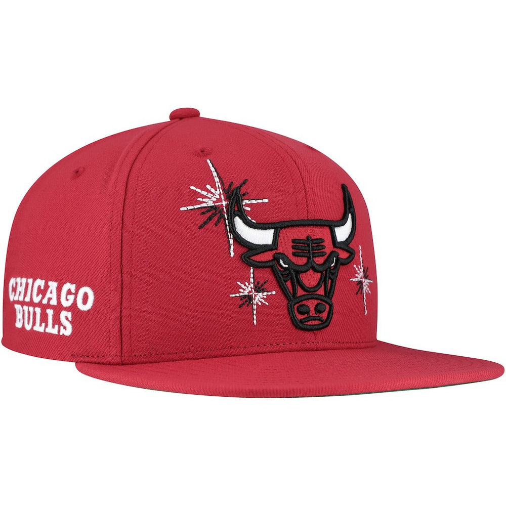 Chicago Bulls Starlight Snapback Hat - Red on sale