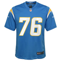 Joe Alt Los Angeles Chargers Youth Game Jersey - Powder Blue sale