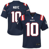 Drake Maye New England Patriots Youth Game Jersey - Navy for sale