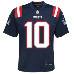 Drake Maye New England Patriots Youth Game Jersey - Navy for sale