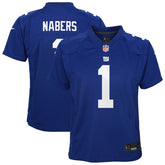 Malik Nabers New York Giants Youth Game Jersey - Royal sale