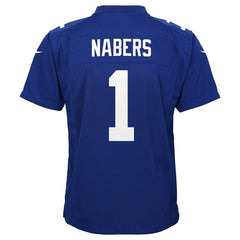 Malik Nabers New York Giants Youth Game Jersey - Royal sale