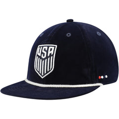 USMNT Unisex Snow Beach Corduroy Adjustable Hat - Navy for sale