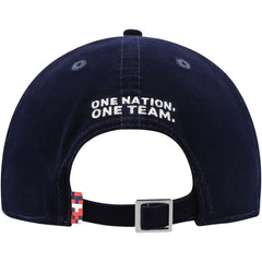 USMNT Unisex Snow Beach Corduroy Adjustable Hat - Navy for sale