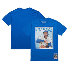 Ernie Banks Chicago Cubs Cooperstown Collection Collectors Connection T-Shirt Royal