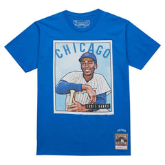 Ernie Banks Chicago Cubs Cooperstown Collection Collectors Connection T-Shirt Royal