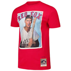 Ted Williams Boston Red Sox Cooperstown Collection Collectors Connection T-Shirt Red