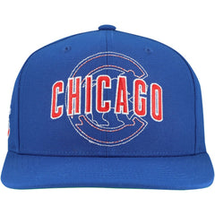 Chicago Cubs Double Up Snapback Hat Royal