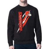Cleveland Browns Starter Color Scratch Team Graphic Fleece Pullover Sweatshirt - Black on sale