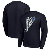 Dallas Cowboys Starter Color Scratch Team Graphic Fleece Pullover Sweatshirt - Navy outlet