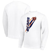 Chicago Bears Starter Color Scratch Team Graphic Fleece Pullover Sweatshirt - White discount