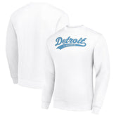 Detroit Lions Starter Tailsweep Team Graphic Tri-Blend Fleece Pullover Sweatshirt - White for sale