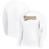 Minnesota Vikings Starter Tailsweep Team Graphic Tri-Blend Fleece Pullover Sweatshirt - White cheap