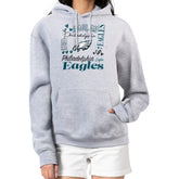 Philadelphia Eagles G-III 4Her by Carl Banks Women's Collage Graphic Fleece Pullover Hoodie - Heather Gray for sale