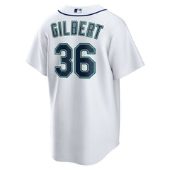 Logan Gilbert Seattle Mariners Home Replica Jersey White