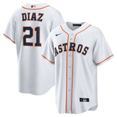 Yainer Diaz Houston Astros Home Replica Jersey White