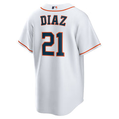 Yainer Diaz Houston Astros Home Replica Jersey White
