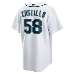 Luis Castillo Seattle Mariners Home Replica Jersey White
