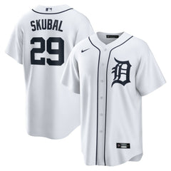 Tarik Skubal Detroit Tigers Home Replica Jersey White