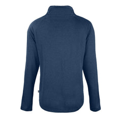 Detroit Tigers Cutter & Buck Women's Cooperstown Collection Coastline Epic Comfort Eco Recycled Funnel Neck Raglan Pullover Top Navy