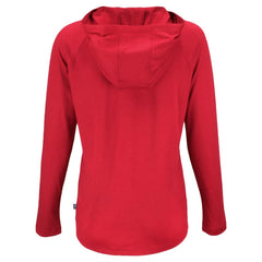 Atlanta Braves Cutter & Buck Women's Stars And Stripes Coastline Epic Comfort Eco Recycled Hoodie Raglan Long Sleeve T-Shirt Red