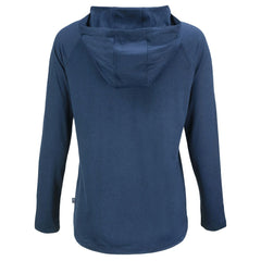 Minnesota Twins Cutter & Buck Women's Coastline Epic Comfort Eco Recycled Hoodie Raglan Long Sleeve T-Shirt Navy