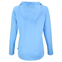 Philadelphia Phillies Cutter & Buck Women's Cooperstown Collection Coastline Epic Comfort Eco Recycled Hoodie Raglan Long Sleeve T-Shirt Powder Blue