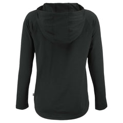 San Diego Padres Cutter & Buck Women's City Connect Coastline Epic Comfort Eco Recycled Hoodie Raglan Long Sleeve T-Shirt Black