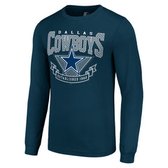 Dallas Cowboys Starter '80s Inspired Team Logo Long Sleeve T-Shirt - Navy outlet