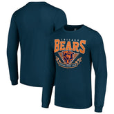 Chicago Bears Starter '80s Inspired Team Logo Long Sleeve T-Shirt - Navy discount