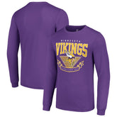 Minnesota Vikings Starter '80s Inspired Team Logo Long Sleeve T-Shirt - Purple discount