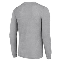 Minnesota Vikings Starter '80s Inspired Team Logo Long Sleeve T-Shirt - Heather Gray discount