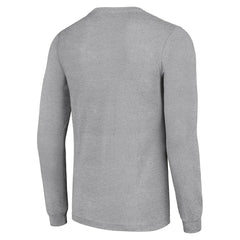 Kansas City Chiefs Starter '80s Inspired Team Logo Long Sleeve T-Shirt - Heather Gray discount