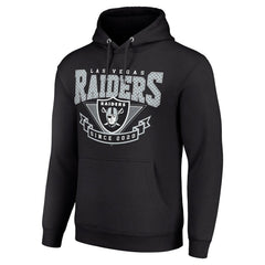 Las Vegas Raiders Starter ‘80s Inspired Pullover Hoodie - Black on sale