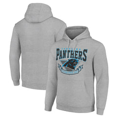 Carolina Panthers Starter ‘80s Inspired Pullover Hoodie - Heather Gray online