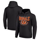 Cincinnati Bengals Starter ‘80s Inspired Pullover Hoodie - Black on sale