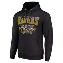 Baltimore Ravens Starter ‘80s Inspired Pullover Hoodie - Black online