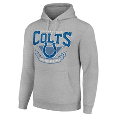 Indianapolis Colts Starter ‘80s Inspired Pullover Hoodie - Heather Gray cheap