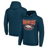 Denver Broncos Starter ‘80s Inspired Pullover Hoodie - Navy cheap