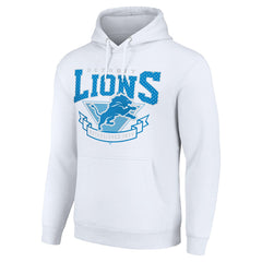 Detroit Lions Starter ‘80s Inspired Pullover Hoodie - White outlet