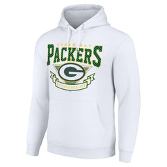 Green Bay Packers Starter ‘80s Inspired Pullover Hoodie - White discount