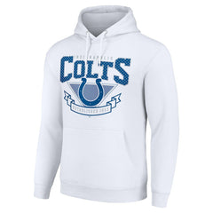 Indianapolis Colts Starter ‘80s Inspired Pullover Hoodie - White outlet