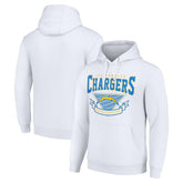 Los Angeles Chargers Starter ‘80s Inspired Pullover Hoodie - White on sale