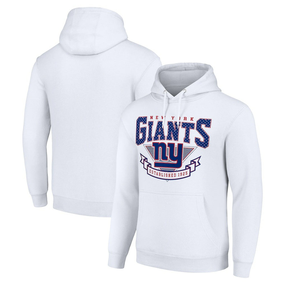 New York Giants Starter ‘80s Inspired Pullover Hoodie - White cheap