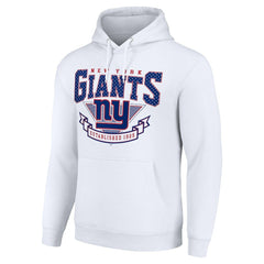 New York Giants Starter ‘80s Inspired Pullover Hoodie - White cheap