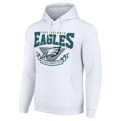 Philadelphia Eagles Starter ‘80s Inspired Pullover Hoodie - White outlet