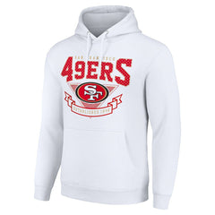 San Francisco 49ers Starter ‘80s Inspired Pullover Hoodie - White discount