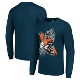 Chicago Bears Starter Player X Logo Graphic Long Sleeve T-Shirt - Navy discount