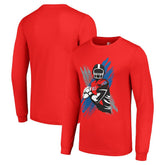 Buffalo Bills Starter Player X Logo Graphic Long Sleeve T-Shirt - Red for sale
