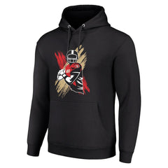 San Francisco 49ers Starter Player X Fleece Pullover Hoodie - Black for sale